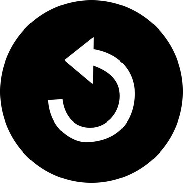 replay button track icon vector. Elements for video streaming app