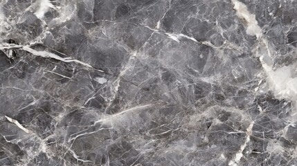 Naklejka premium Exploring the elegance of polished gray marble featuring subtle white and cream veins in a luxurious setting