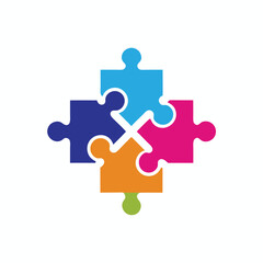 Fototapeta premium jigsaw puzzle pieces