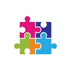 Obraz premium jigsaw puzzle pieces