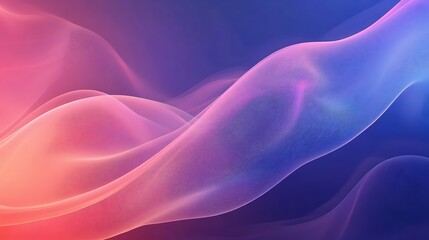 Fototapeta premium Abstract Pink and Blue Wave Pattern Design