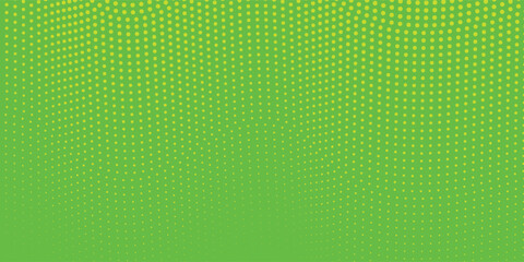 Dots halftone green color pattern gradient texture with technology digital background. Dots pop art comics with nature