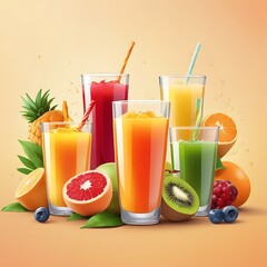 fruit juice banner