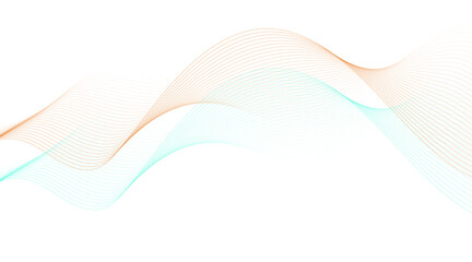 Modern colorful wavy lines pattern design element. Suitable for banner, cover, poster, Futuristic technology background. colorful line wave light screen abstract illustration.