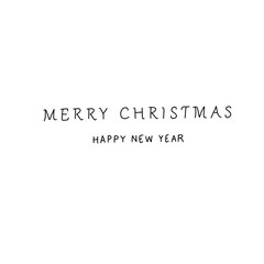 merry christmas letter art