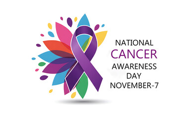 Obraz premium National Cancer Awareness Day .
