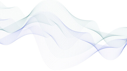 Modern colorful wavy lines pattern design element. Suitable for banner, cover, poster, Futuristic technology background. colorful line wave light screen abstract illustration.