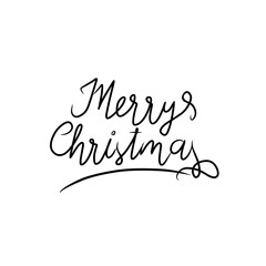 merry christmas letter art