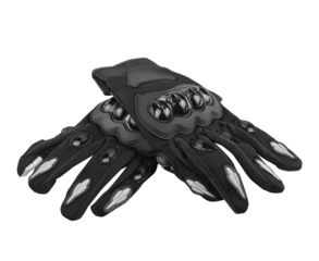 motorcycle gloves accents, featuring reinforced padding for protection and a stylish design, ideal for safety and comfort during rides.