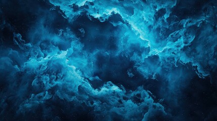 Fototapeta premium Cosmic Nebula A Dreamlike Celestial Landscape