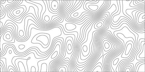 Wavy papercut abstract background, wavy line background, geographic grid vector. Geographic abstract grid. Modern black and white topographic contours lines of mountains. Geographic curved, vector ill
