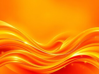 "Abstract Orange Banner Background Design - Dynamic Curves