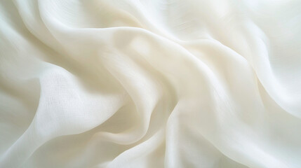 Fototapeta premium A clean and minimalistic white fabric background