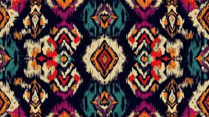 A colorful design on a dark background, suitable for various creative projects