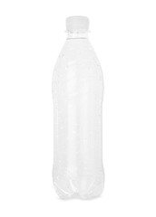 Plastic bottle of water isolated on white