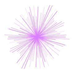 bursting lines with white background