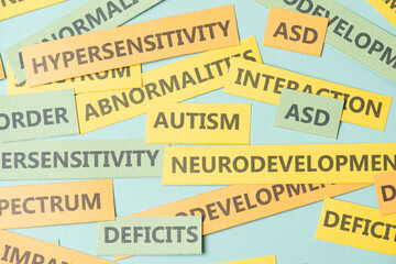 ASD autism neurodevelopmental spectrum disorder, deficits in social communication and interaction,...