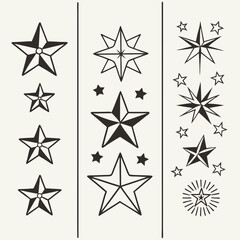 Obraz premium set of stars