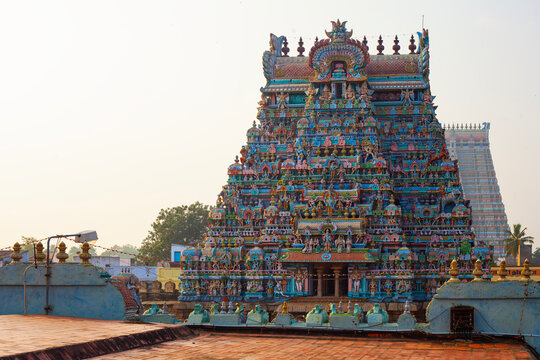 Sri Ranganatha Swamy Temple, Srirangam, Hinu Temple in Trichy, Tamil Nadu, India. Place of worship.