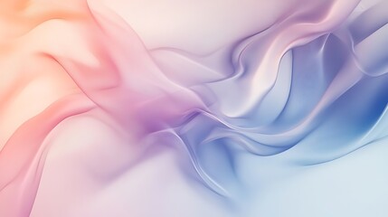 Fototapeta premium Abstract Pastel Waves Flowing Softly