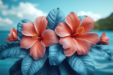 Obraz premium A close-up view of a vase filled with colorful flowers