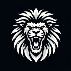 Obraz premium lion head illustration