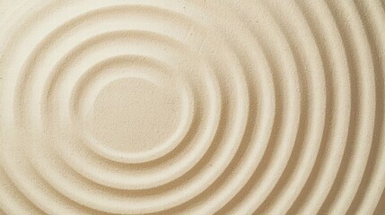 Abstract patterns of sand ripples create a visually striking image that evokes tranquility and contemplation.