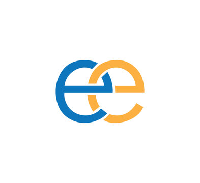 Letter ee logo icon design template. initial ee letter logo design vector template, ee logo, ee icon, ee symbol, ee vector, ee letter, ee initial, ee design, ee shape, ee unique logo, ee simple logo.