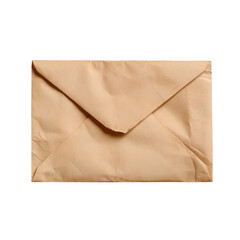 Simple brown paper envelope with unique creases and a classic design on display
