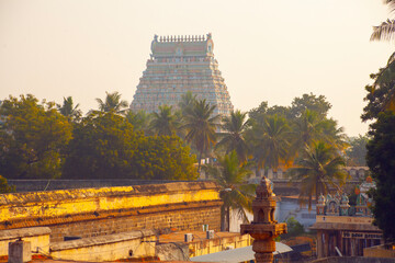 Sri Ranganatha Swamy Temple, Srirangam, Hinu Temple in Trichy, Tamil Nadu, India. Place of worship.