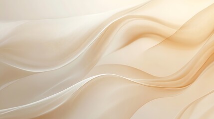 Obraz premium Abstract Beige Wave Pattern Design Background