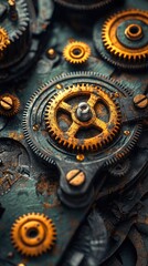 Rusty Gears Interlock Precisely