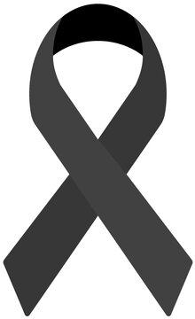 조의 추모 추도 검은 리본 삼가 고인의 명복을 빕니다.