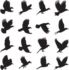 Vector silhouette image