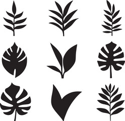 Vector silhouette image