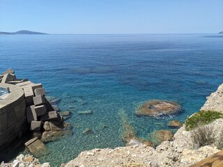 Greek Cliff to Water