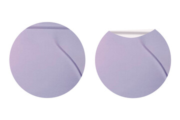 Blank Round Sticker for Mock up Template- 25