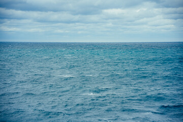 Obraz premium Gulf of mexico, Florida, USA gulf of mexico landscape seen from a cruise ship