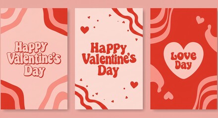 Naklejka premium Valentin day card greeting card