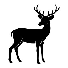 deer silhouette vector