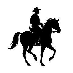 Naklejka premium silhouette of a horse