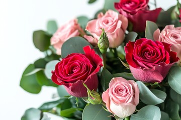 A collection of vibrant flowers arranged beautifully, with a transparent background for versatile design use.