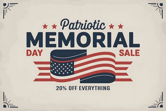 Patriotic Memorial Day Sale - 20% Off Everything