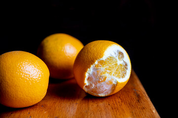 oranges on the table