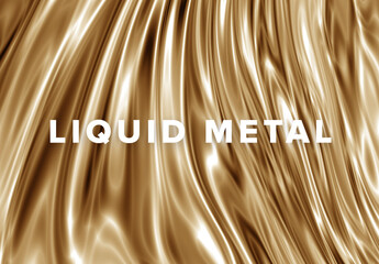 Abstract WaLiquid Metal Background Textures