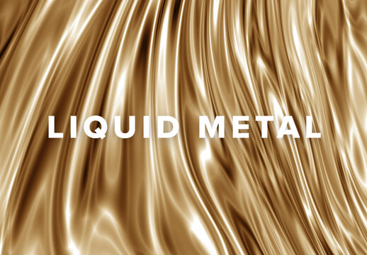 Abstract WaLiquid Metal Background Textures