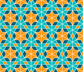 JPG Seamless girih pattern. Girih 6. Traditional Islamic Design. Mosque decoration element. Seamless geometric pattern. Seamless islamic pattern. Background illustration. Morocco seamless pattern.