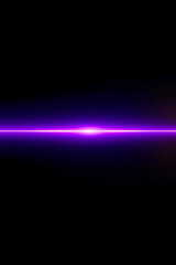 Naklejka premium Futuristic Vibrant Purple Light Beam. Neon Sci-Fi Abstract Energy Art
