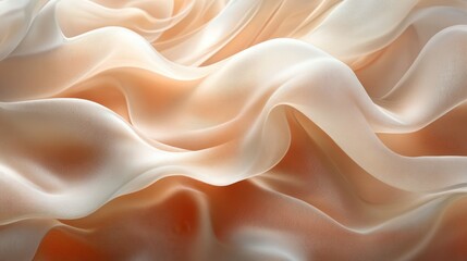 a luxurious elegant beige silk, close-up