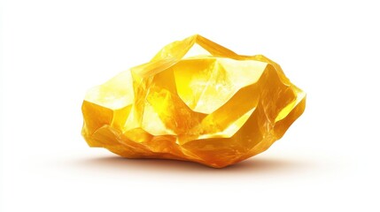 Gold nugget vector line icon isolated on white background. Gold nugget line icon for infographic, website or app. Scalable icon designed on a grid system.